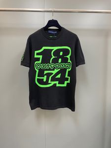 Falection Mens 22SS 1854 TshirtsロゴティーグラフィックニットジャックコットンクルーネックTシャツティー