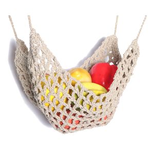 DHL50pcs Storage Bags Simia Decorated Fruit Net Kitchen Vegetable Basket