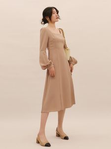 Casual Dresses 2022 Spring Summer Dress Woman Korean Vintage for Women Elegant Black Long Sleeve Vestido de Mujer PPH3607