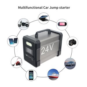 Car Jump Starter Diesel Battery Pack 24000MAH 36000MAH 48000MAH 1000A 12V 24V Potężny Stroboskop Booster z latarką COB