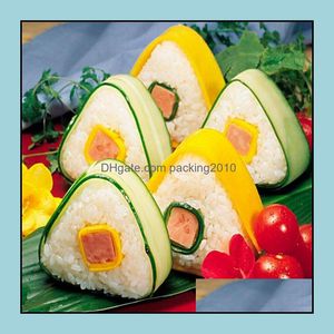 Sushi Tools Kitchen Kitchen Dining Bar Home Garden LL Triangle Mold Ny Original Rice Ball Nice Press Maker T DHBJW