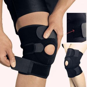 Elbow & Knee Pads Brace Polycentric Hinges Professional Sports Safety Support Black Pad Guard Protector Strap