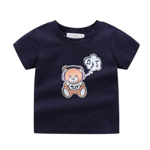 Summer Pure Cotton T-shirt Breathable Comfortable Baby Clothes 2022 New Children's Clothing O-neck Short Casual Cartoon T Shirt Boys Tops
