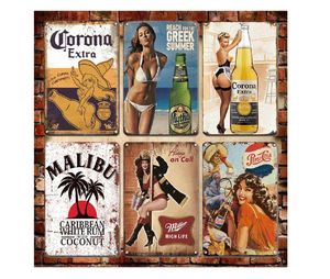 Belgia piwo plakat metalowy obraz maluje vintage pin-up znak dekoracyjny płytka płytka pub man jaskini klub ścienny dekoracje akcesoria