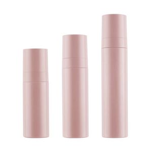 厚肉のピンクの化粧品の包装のびんの微細なミスト60/80 / 100mlの化粧保湿日焼け止めスプレーボトル