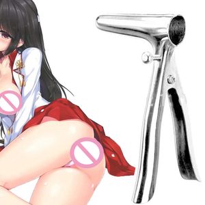 Edelstahl Metall Butt Plug Anal Pussy Dilatator Expansion Vaginal Einlauf Anus Speculum Spiegel Für Fetisch sexy Spielzeug L1