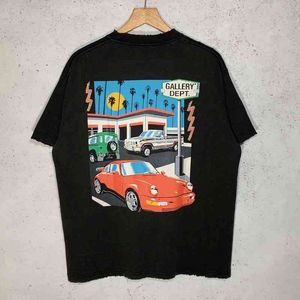 Дизайнерская рубашка Gallerysdepts 911 Stock Vintage Автомойка Old Gd Винтажная футболка с коротким рукавом Мода