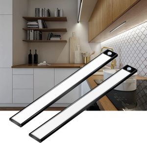 Night Light Motion Sensor Under Cabinet Lighting Ultra Thin Magnet Bedroom Wardrobe Indoor Lamp