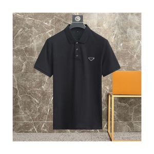 High-End Designer men's polos and Tees with Lettering, V-Neck, and Luxury Casual Style - Asian Sizes S-4XL for Spring/Summer