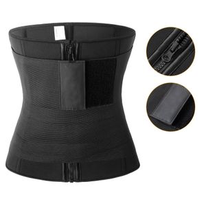 Newest Neoprene Waist Trainer + Tummy Belts Fitness Sauna Sweat Sport Girdle Slimming Corset Cincher Belly Abdomen Shapewear Body Sculpting Shapers