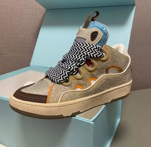 2022 Nachrichten Luxus Sport-Design Freizeitschuhe Curb Bumpr Bur House Männer Frauen Mode Connect Retro Catwalk Stitching Farbe Low Loafers Atmungsaktive Sneakers 35-45