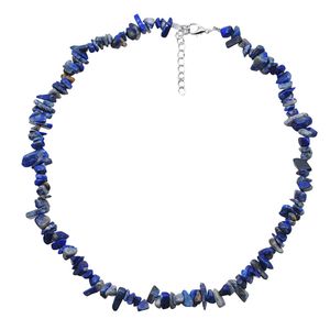 Amethyst Perlen Halskette großhandel-Boho unregelmäßige Chipkiesperlen Naturstein Halskette Amethysts Turquoise Perlenkette Halskette Schmuck Halskette für Frauen
