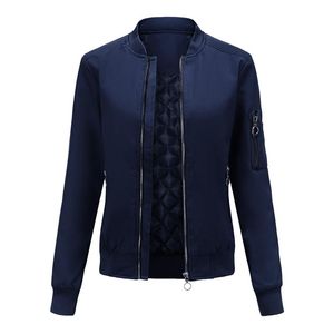 Jackets femininos jaqueta feminina casaco de lantejouno curto Jean Danim pu Blue acolchoado casacos