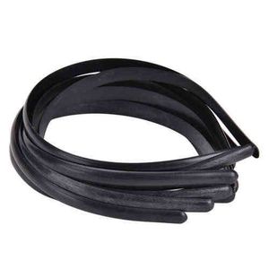 Großhandel 10 teile/los Plain Dame Kunststoff Haarband Stirnbänder KEINE Zähne Headwear Mädchen Haar DIY Werkzeug Zubehör Weiß Schwarz AA220323