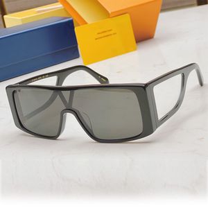 Официальный веб -сайт New Mens Ladies Luxury Designer Sunglasses Знаменитые бренд Z1451 Широкий дизайн храмов логотип выделяет бренд Charm Outdoor Beach Belt Original Box