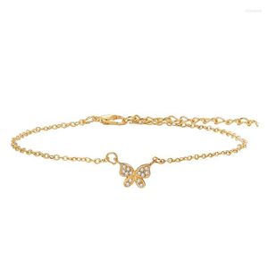 Fußkettchen Schmetterling Für Frauen 2022 Mode Böhmischen Strand Gold Farbe Kette Party Geschenke Ankle Armband Auf Bein Fuß Schmuck Roya22