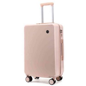 Luggage Female Solid And Durable Trolley Case UltraSilent Universal Wheel Inch Travel Cabin Large Capacity Suitcase J220707