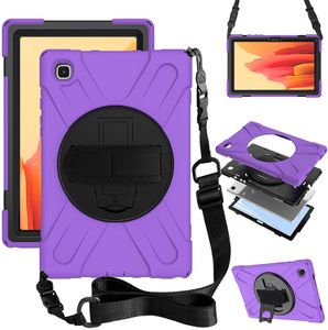 Tablet Cases For Samsung Tab Active Pro 10.1 With 360 Degree Rotation Kickstand Design Shockproof Anti Fall Protective Cover Shoulder & Hand Strap