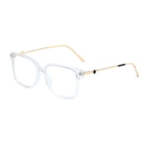 Designer-Sonnenbrille, transparenter Farbrahmen, klare Linse, Sonnenbrille, klassische Vintage-Sonnenbrille für Männer und Frauen mit Box