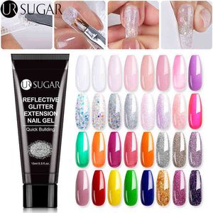 NXY Nail Gel 15ml Acrylic Quick Building Extension Polish Pink Clear Hard Jelly Soak Off for s 0328