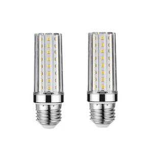 LED Corn Bulb E27 E14 E12 SMD2835 No Flicker 12W 16W 86V-265V Chandelier Candle LED Light For Home Decoration