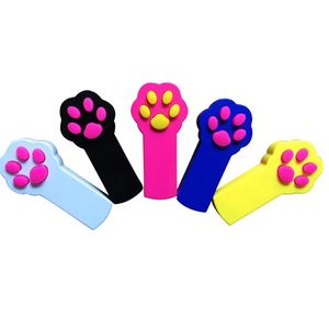 Sublimation Pet Cat Lasers Toy Funny Cats LED Laser Stick Cute Kitten Paw Shape Interactive Toys Training CatLaser Pen Pet Accessorie