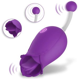 Цветочный язык вибратор 10 частотный клитор стимулиер влагалищный массажер соска мастурбирует сексуальные игрушки для женщин