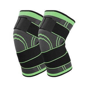 1pc 3d trycksatt fitness Running Cykling knäplatta stöd Braces Elastic Nylon Sport Compression Sleeve för basket