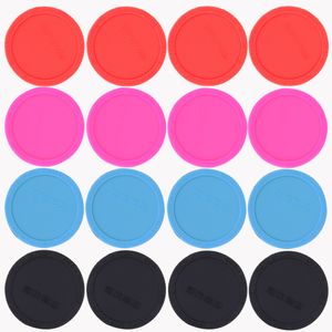 4 kolory 4 modele kształt czarny okrągłe drukowane kubek mata krzemowa kolejka górska do napojów z uchwytem do domu