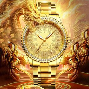 Wristwatches 2022 Watch Classic Watch 12 زودياك مقاوم للماء الماس الصلب