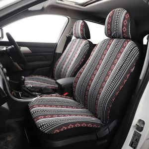 Автомобильные сиденья чехлы Baja одеяло полоски Boho Designs Universal Size Fit для большинства автомобилей внедорожники внедорожники.