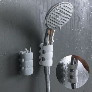 1pcs Suction Cup Brackets Removable Silicone Shower Head Holder Wall Mount Shower Heads Storage Shelf Rack Bathroom Accessories