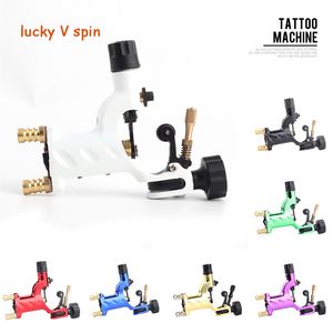 Luck V Spin Rotary Tattoo Maschine Shader Liner 7 Farben sortiert Tatoo Motor Gun Kits Versorgung für Künstler 220617