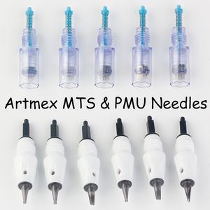 Artmex Machine Needles PMU MTS Tattoo Cartridge M1 L1 R3 F3 F5 R5 F7 F9 M9 M12 M36 M42 P18 Pin Nano 3D 5D Screw Port Tips For V3 V6 V8 V9 V11 Semi Permanent Makeup Machine