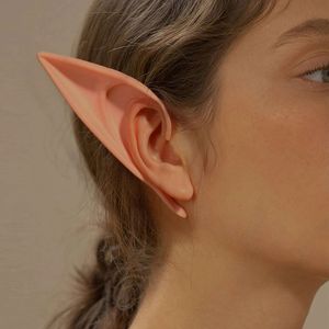S3107 Orecchie da elfo adorabili Polsino dell'orecchio del mostro Cosplay Fotografia Prop Gancio per l'orecchio Earclip Earcuff