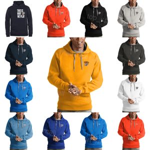 Mężczyźni Koszyka koszykówka Aleksej Pokusevski Hoody Jersey 17 Georgios Kalaitzakis Hooded 18 Tre Mann Bluies 23 Gabriel Deck Bluzy 6 Aaron Wiggins 21 Błękitne białe