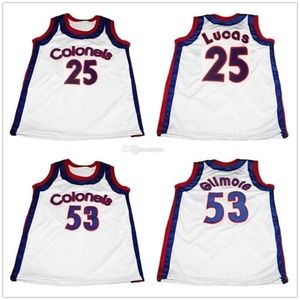 Nikivip Maurice Lucas #25 Artis Gilmore #53 Kentucky Colonels Retro Basketball Jersey Men's Stitched Custom Any Number Name Jerseys