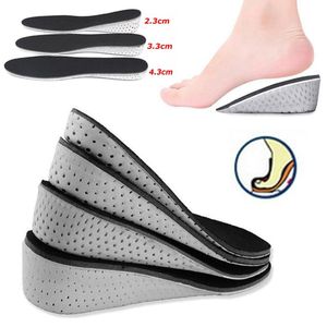 Socks & Hosiery Pair Hard Breathable Memory Foam Height Increase Insole Heel Lifting Inserts Shoe Lifts Pads Elevator Insoles For UnisexSock