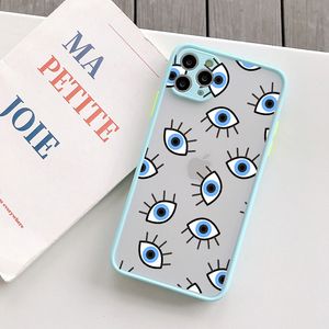 Lucky Ey Evil Evil Eye Print Case For iPhone SE2020 12 13 MINI 11 Pro Max XR X XS MAX 7 8 6S Plus Swockproof Cover