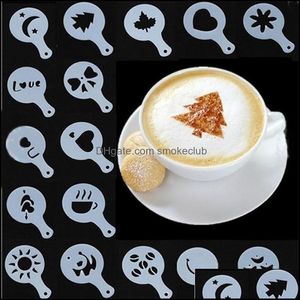 Fruit Vegetable Tools Kitchen Kitchen Dining Bar Home Garden 16Pc Kitchenware Fancy Coffee Printing Template Coffees Spray Templates Gadg