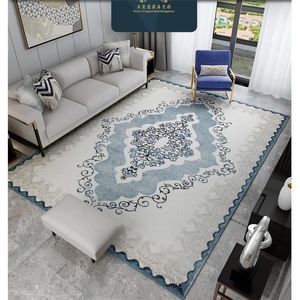 Carpets European Court Style Wool Carpet Large Area Rugs For Living Room Boho Table Sofa Bedroom Mat Idyllic Luxury Home DecorationCarpets