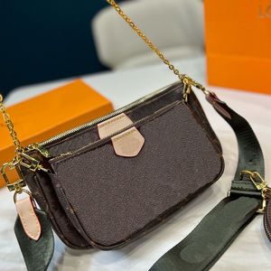Designer Bag MINI POCHETTE ACCESSOIRES Shoulder Bag Luxury Chain Handbag Fashion Vintage Women's Handbag High Quality MULTI Handbag Purse