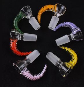 14mm Horn Glass Bowl Piece with Honeycomb Screen Colors Smoking Accessories for 2022