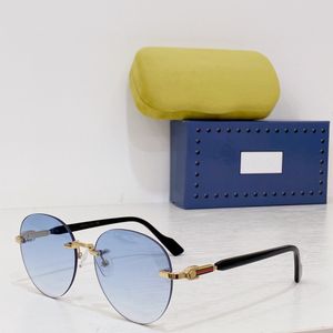Okulary przeciwsłoneczne dla kobiet i mężczyzn Summer 1357 Style anty-ultrafiolet retro płyt owalny Owalne szklanki losowe okulary