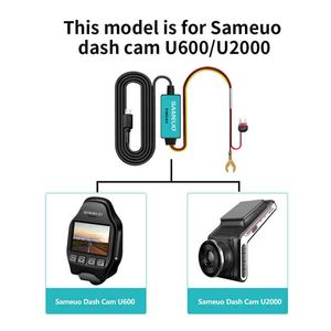 Sameuo Hardwire Kit GPS v Micro USB CAR CHARGER MハードワイヤーキットカーDVRダッシュカムダッシュカムカーカメラ充電ケーブルJ220607
