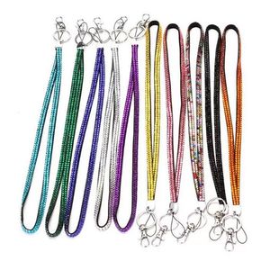 Bling Kristall Strass Lanyard Gurt für ID -Abzeichenhalter Lanyard