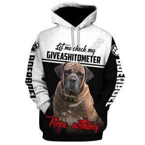 Hoodies das mulheres moletom boerboel 3d impresso homens pulôver homens para as mulheres engraçadas fshion camisola de Natal gota 06