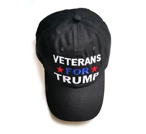 Veterani per cappello da baseball in cotone ricamato con cappuccio Trump 2024