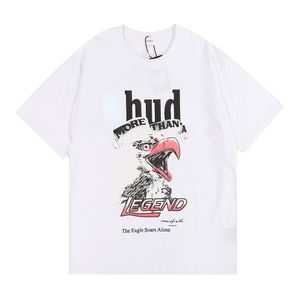 Lässige Streetwear-Herren-T-Shirts mit O-Ausschnitt, lockeres Los Angeles Limited Eagle-Druck-Designer-T-Shirt für Männer und Frauen