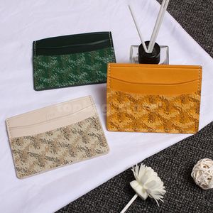 Modedesigner korthållare med mönster tryck lyx kort plånbok läder handväska män kvinnor kredit koppling mini väska
